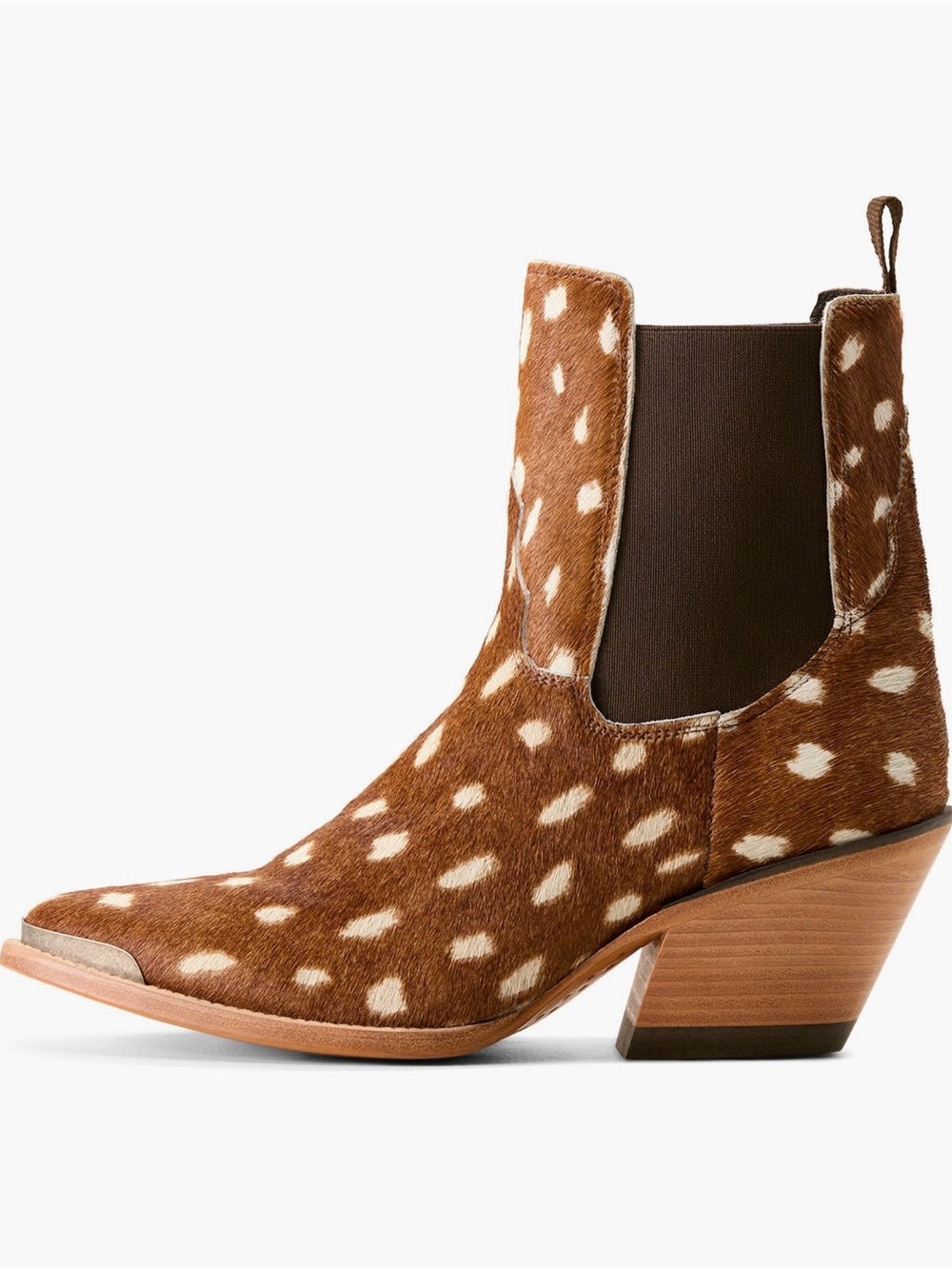 Ariat Shiloh Calf Hair Deer Print Western Boots – Women’s Size 7 – NWT - Picture 2 of 6